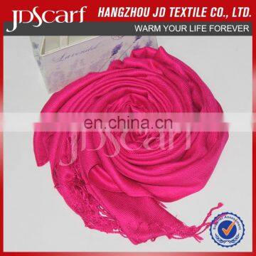 World Hot Sale Pashmina Solid Scarf with Cheap Price & High Quality