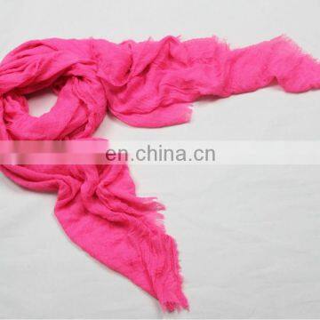 New Products for 2014 SDP-001 Col.08# Polyester Voile Scarf Fashion Scarf Plain Oblong Scarf