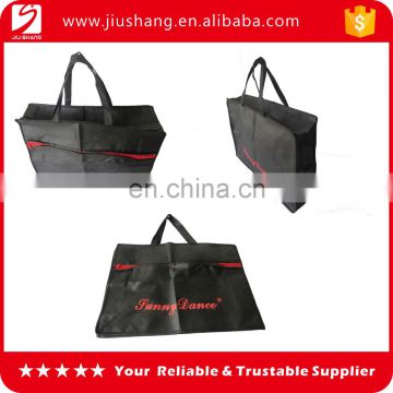 Custom large portable non-woven luggage storage bag with zipper