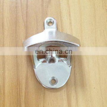 Custom Logo Zinc Alloy Wall Mounted Beer Botter Opener
