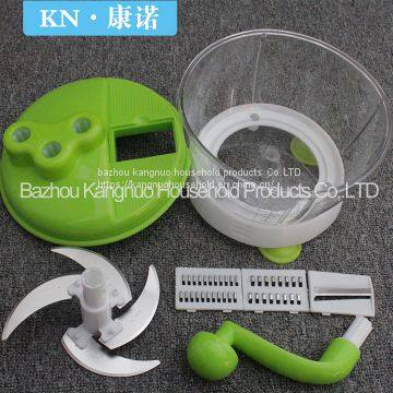 Multifunction Plastic Vegetable Tools Food Hand Pull Mini Chopper Kitchen Tool Manual photo-5