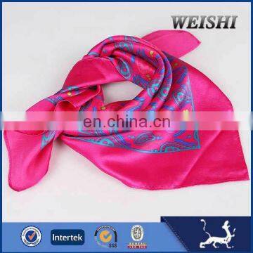 lady fashion square silk scarf