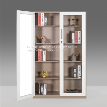 Steel Swing Glass Door Filing Storage Cabinet photo-5