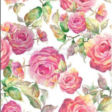 Fashion Design Customized Patterns Floral Silk Chiffon Polyester Digital Printed Fabric Digital Fabric Printing Small Run photo-2
