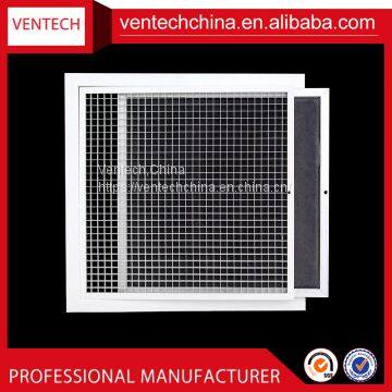 removable core egg crate ventilation grilles