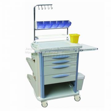 AG-NT004B3 Customized Hospital Paramedic Equipment ABS Nursing Record Trolley Cart