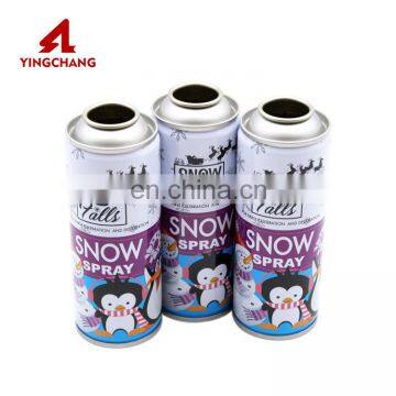 Funny empty refillable aerosol spray can for snow spray