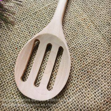 Wooden Slotted Cooking Spoon,Made of Chinese Cherry photo-4
