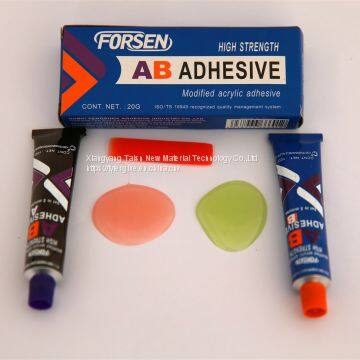 China Good Quality Modified Acrylic AB Adhesive Glue Supplier