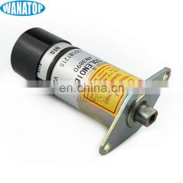 Fuel Shutdown Solenoid Valve 4N-3890 4N3890 1500-24AS1U1 For Caterpillar Excavator 24V