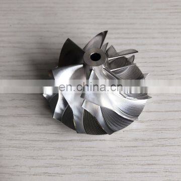 GT15-25 793221-0002X 44.50/59.48mm High Performance Racing Turbocharger Milling/aluminum 2618/billet Compressor Wheel photo-2