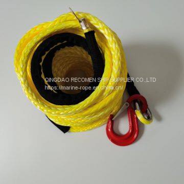 Recomen synthetic atv winch rope 50m electric boat  winch whith syntetic rope