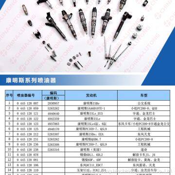 Fit for cummins injector parts 0 445 120 007 for DAF IVECO VW 2830957