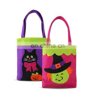 Custom Felt Halloween Handhold Cand Treat Loot Bag photo-4