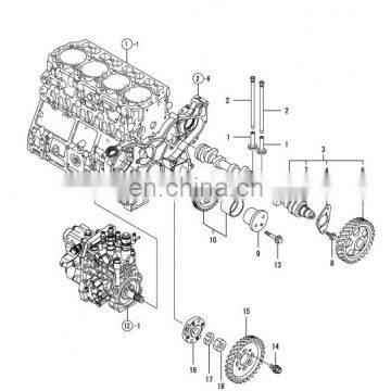 Diesel engine parts 4TNV106 123900-14580 camshaft assy