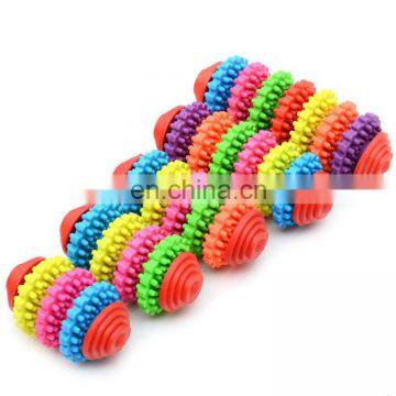 Nontoxic Colorful Gear Pet Toy Cheap Molar Tooth Tpr Chew Dog Toys photo-2