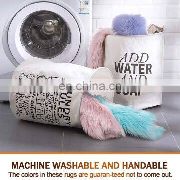 2ft x 3ft Faux Fur Sheepskin Rugs Luxury Fluffy Rug for Bedroom Home Decor Small Shaggy Carpet Alfombras photo-5