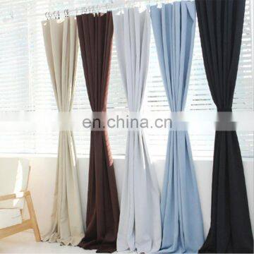 Wholesale Best Quality High Density Insulation Heat Solid Thick Hight Shading Blind Black Out Window Curtain Cloth for Windows photo-3