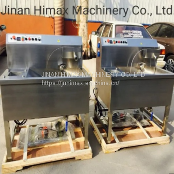 Low cost 30kg Chocolate enrobing coating machines production line with cooling tunnel