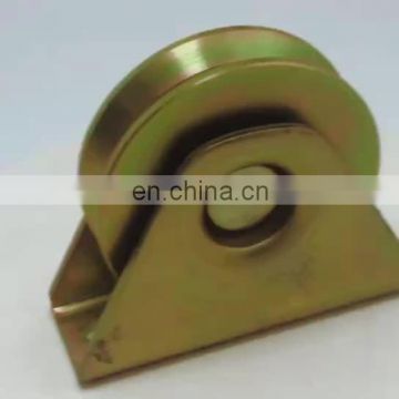 fast delivery and factory price V groove e steel wheel roller bearing sliding door wheel roller