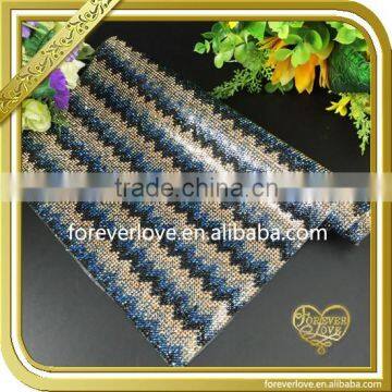 Hot Fix Glue AAA Rein Stones Crystal heat transfer rhinestone sheet 24x40cm FHRM-073                        
                                                                                Supplier's Choice