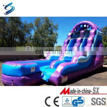 Factory Wholesale Big Inflatable Yacht Wet Slide , Used Large Lake Inflatable Water Slip Slides for Sale photo-4