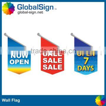 Indoor or Outdoor Wall Mounted Flags for Advertising photo-6