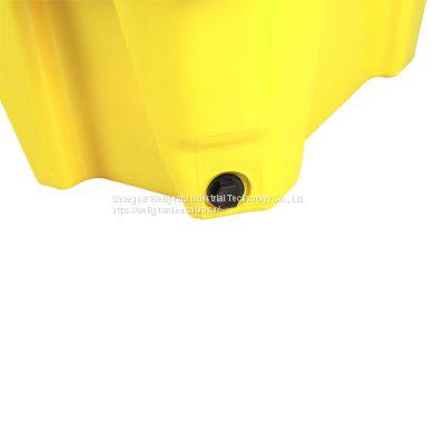 HDPE Spill Pallet Recycled Poly Drum Spill Containment Plastic Pallet for Chemical photo-2