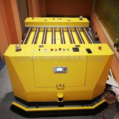 Two-way Piggyback Type AGV Automated Guided Vehicle Agv Piggyback Agv Laser Guided Vehicle photo-2