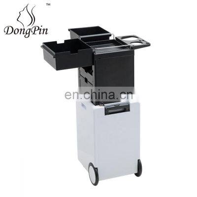 Cosmetic Rolling Makeup Train Case Beauty Hair Salon Equipment Trolley Travel Case Professional photo-4