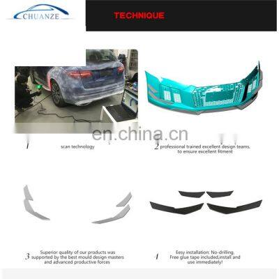 Carbon Fiber R8 Gen 2 Front Canards Fins for Audi R8 V10 2016- 2018 A Style photo-2