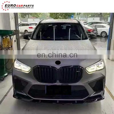 X5M F95 Car New Upgrad Body Kit Splitter Front Lip And Rear Diffuser Bumper Diffuser Automotive Body Parts Pp Material