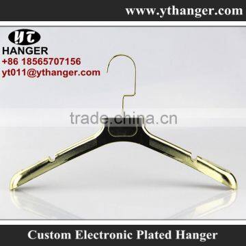 IMY-353 Golden Shiny Dress Hanger Deluxe Electroplating Hanger photo-1