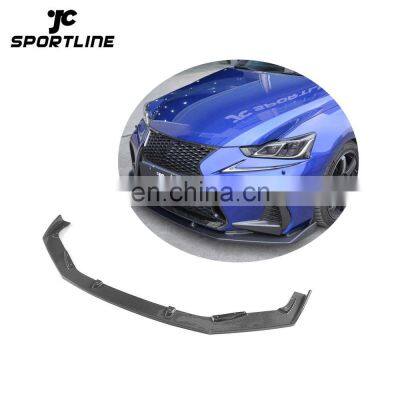 Carbon Fiber IS350 Auto Front Lip for Lexus IS300 IS350 F Sport Sedan 4 door 2017-2018