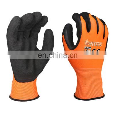 igh Quality Durable Blue Latex Safety Industrial Gloves Construction Working