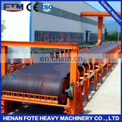 Copper recovery machine high inclination angle belt conveyor