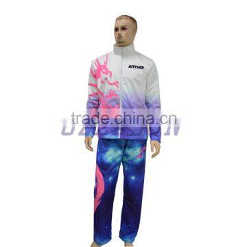 Hot Selling OEM Cheap Custom Sublimation Long Tracksuit/Jacket Warm Up/New Design Women Tracksuit photo-2