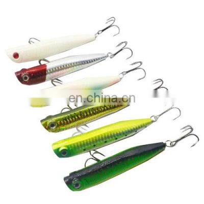 Factory price 10.8cm 18g Hard Body Plastic Popper Fishing Lures