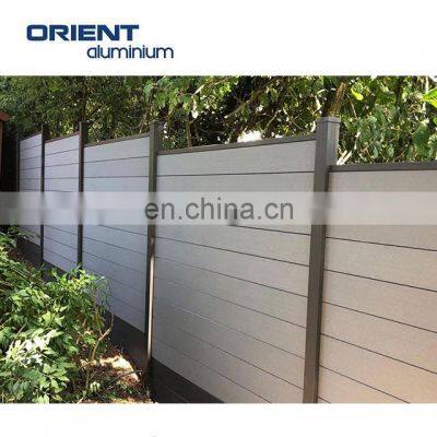 China Top Supplier aluminium frame post for wpc fence concrete fence posts