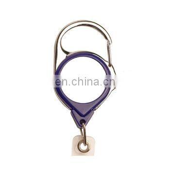 Budget Buy Custom Printed Solid Colors Carabiner Metal Badge Reel