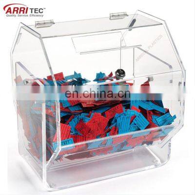 Wholesale Acrylic Raffle Ticket Drum Raffle Box