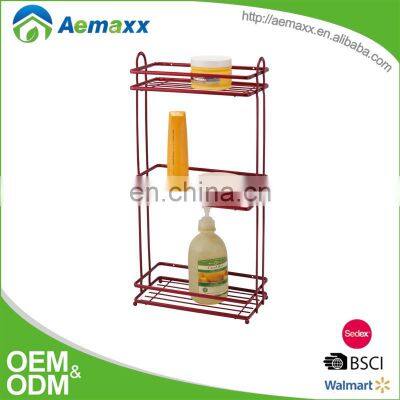 Подвесной полочек для шампуня из пластика для душа, крепящийся к стене photo-5