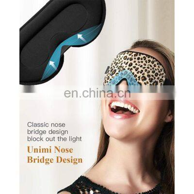 Sleep Mask 100% Blackout 3D Contoured Eye Mask With Adjustable Strap for Sleeping Comfortable & Soft Night Blindf