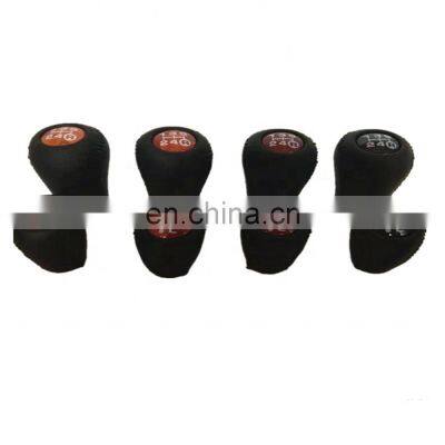 AUSO Accessories Parts Black Gray Wooden Car Manual Gear Shift Knob For Toyota Land Cruiser LC70 Pickup