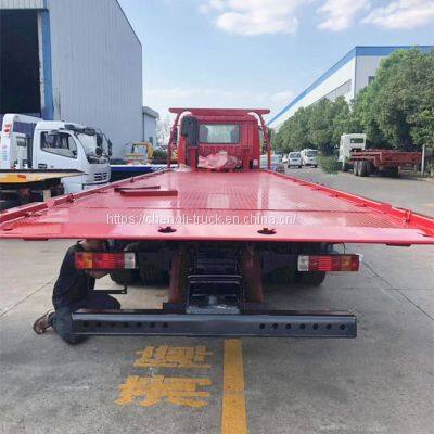 8m to 9.6m Long Bed FAW 4x2 Hydraulic Flatbed Wrecker Truck 10 Ton 12ton photo-3