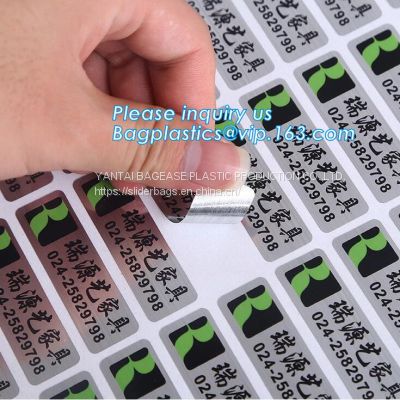 Die Cut Foil stamping, Waterproof Vinyl PVC Custom Logo Sticker Label, matte finish, PP label, PET sticker