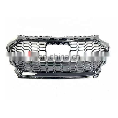 RSQ5 2022 front grill for Audi Q5 Honeycomb auto grill refit Q5 SQ5 RSQ5 car grill modification 2022 2023 2024