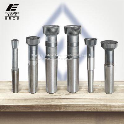 Forboon Small Module Helical Tooth Taper Shank Cemented Alloy Gear Skiving Cutter for Precision Gear Making photo-3