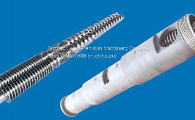 Conical twin-screw