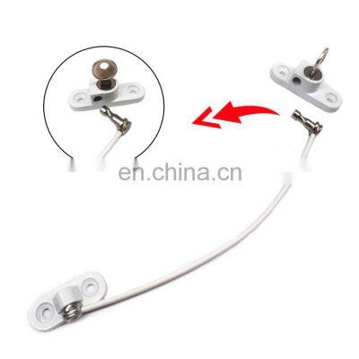 Top Quality Zinc Alloy Window Door Opening Restrictor Cable Safety Baby Lock for Sliding Window photo-4